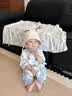 威尔贝鲁【吸湿排汗】婴幼儿童睡袋1-3岁宝宝前4后2夏季薄款睡衣云端蓝M 实拍图