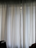 京东京造天丝绒白纱帘 不透人半遮光窗纱客厅阳台挂钩窗帘 宽3*高2.65米 实拍图