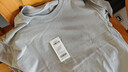 重磅纯棉短袖t恤男高档纯色印花休闲基础款内搭半袖打底衫 浅灰 L  125-140斤 实拍图