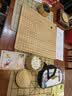 妙记围棋五子棋象棋三合一户外套装 实木楠竹棋盘 50号象棋 楠竹棋罐 实拍图