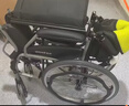 鱼跃(yuwell)轮椅车H051折叠老人轻便旅行手推车钢管免充气胎代步车 实拍图