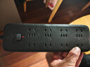 公牛（BULL）插座/插线板/插排/排插/接线板/拖线板 黑色质感 8位总控开关全长1.8米 GN-B8440H 实拍图