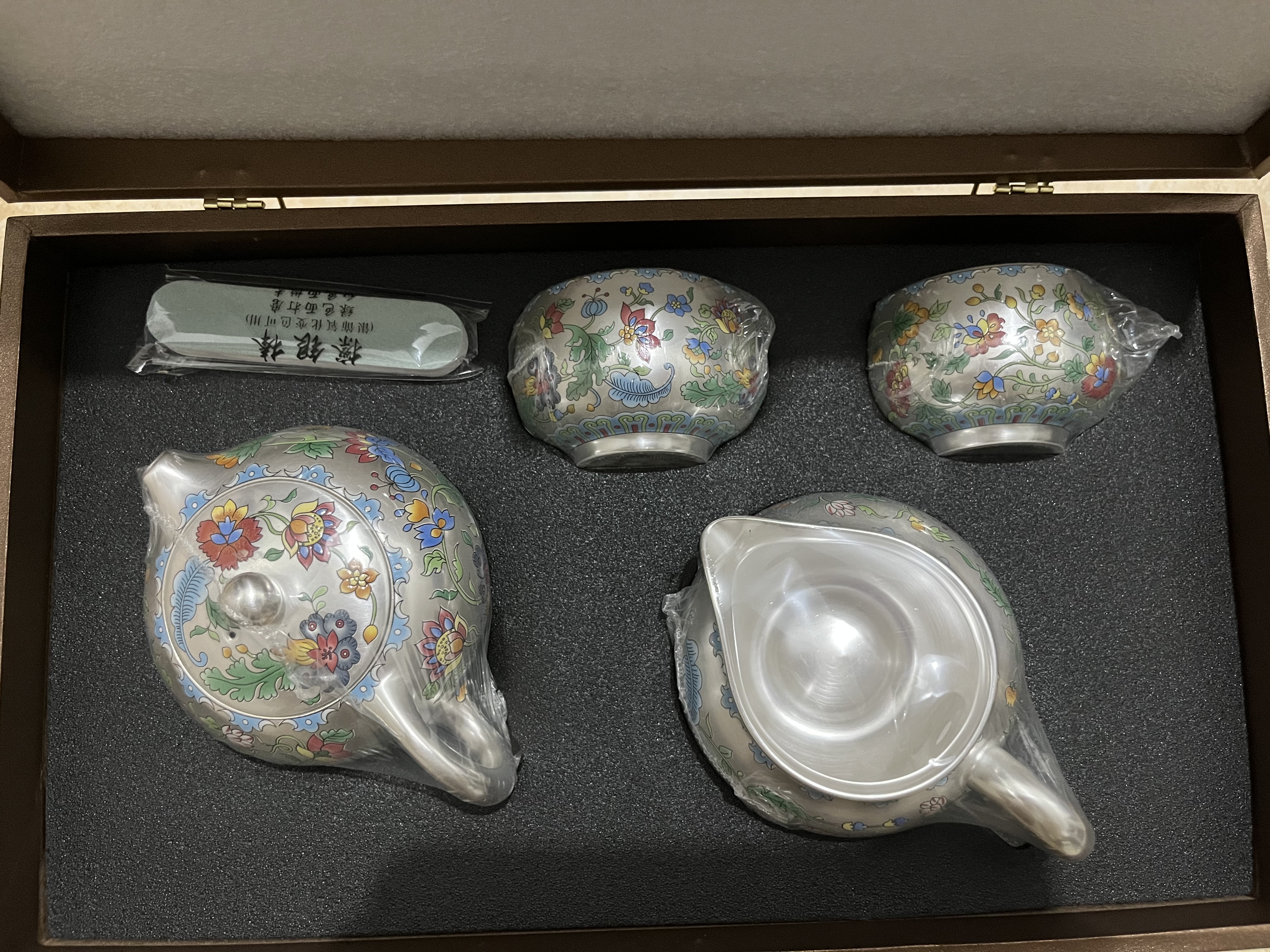 苏氏陶瓷丨鎏银繁花西施壶礼盒套装非遗苏爱珍老师作品功夫茶具 实拍图
