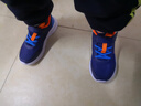 361°儿童运动鞋男女童(3-12岁)防撞鞋头密网休闲跑鞋 蓝 32 实拍图