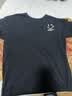 回力短袖男夏季t恤男纯棉透气打底衫圆领吸汗上衣潮流休闲男装黑色2XL 实拍图