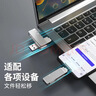 联想（Lenovo）生态品牌异能者128GB Type-C USB3.2 U盘 F500 银色 150MB/s 手机电脑 双接口 U盘办公商务优盘 实拍图