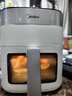 美的（Midea）空气炸锅家用免翻面 全自动实用蒸烤一体烤箱 可视窗口大容量6.5L 金属内腔热风循环KZC6517 实拍图