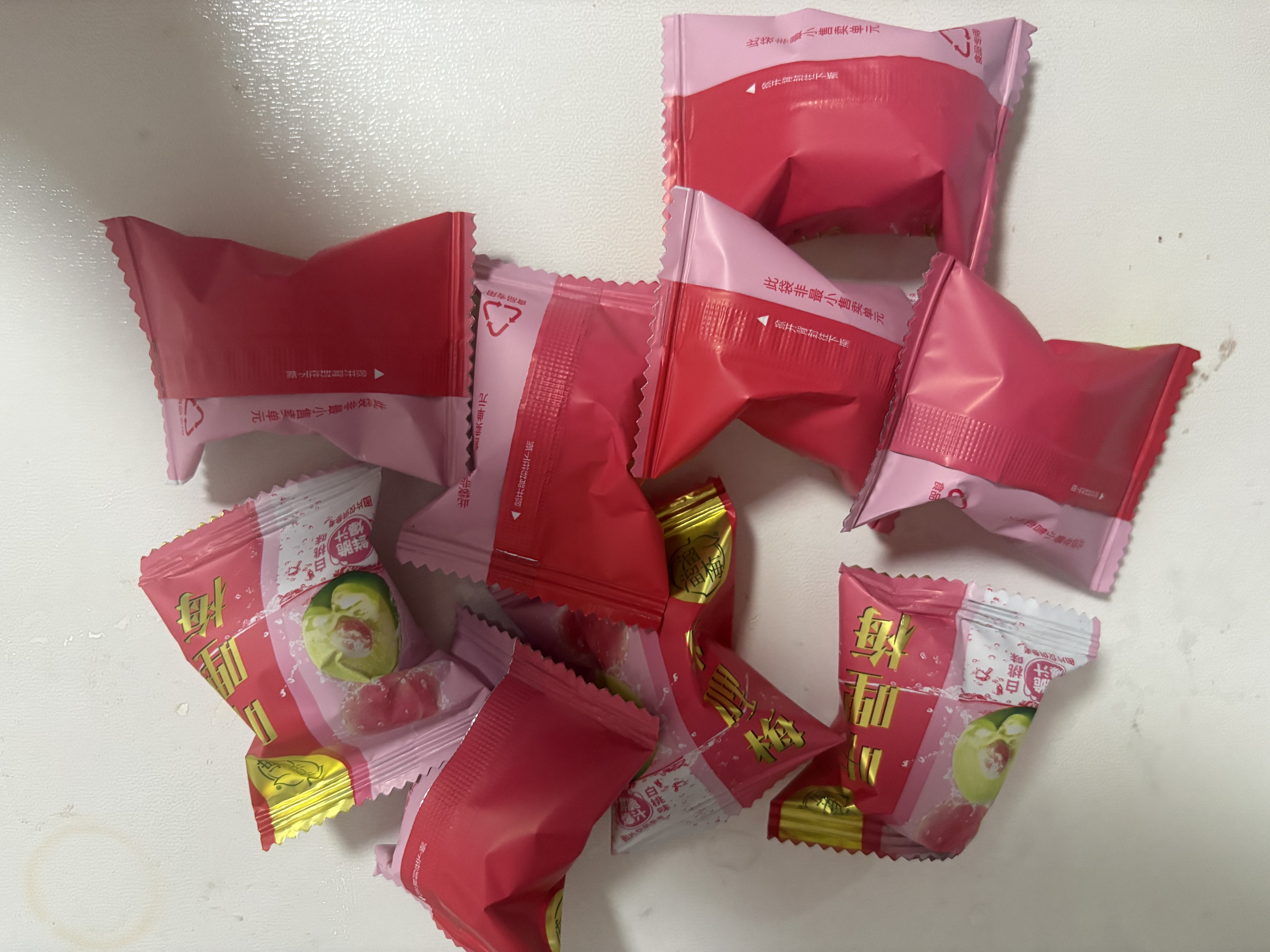 溜溜梅咔哩梅脆青梅白桃味180g  酸梅子解腻爆汁休闲零食 实拍图