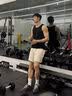 莫代尔50支莫代尔男士背心男夏季轻薄款无痕宽肩运动大码打底衫背心上衣 实拍图