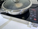 康巴赫煎锅不粘锅平底锅316L不锈钢双面蜂窝煎28cm悦厨早餐锅燃气灶通用 实拍图