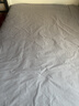 洁丽雅（Grace）A类抗菌防水纯色床单床上用品 绅士灰200cmx230cm 1.5米床 实拍图