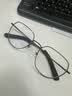依视路（ESSILOR） 钻晶系列高清耐磨防蓝光近视超薄镜片专业配度数眼镜架男女镜框 钛+金属-全框-4023BK-黑色 镜框+依视路A4防蓝光1.56现片 实拍图