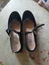 新款北京布鞋女软底舒适平底防滑服务员酒店上班工作鞋舞蹈妈妈黑 黑色平一代 单层 【透气轻便】 35 (225mm) 【复古时尚】 实拍图