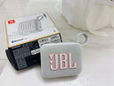 JBL GO4 音乐金砖四代 蓝牙音箱 户外便携音箱 电脑音响 iphone17pro适用 送朋友礼物小音箱 月光白 实拍图