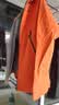 迪卡侬（DECATHLON）硬壳冲锋衣男女春秋登山防风防水单层夹克风衣运动外套MH500 霞光橙（男女同款）- 亚洲款 新款上市 加内胆选大一码 M 实拍图