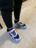 鸿星尔克（ERKE）童鞋男童小童运动鞋儿童慢跑鞋微晶白/科技蓝30 实拍图