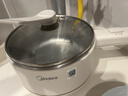 美的（Midea）电煮锅 小电锅 不锈钢0涂层电热锅 宿舍小锅多功能锅 1.6L学生寝室一体泡面小火锅XZC2017G 配蒸笼 实拍图
