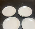 友来福陶瓷骨碟家用吐骨盘6英寸白瓷盘酒店商用味碟套装10只装 实拍图