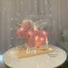 梵花恋歌永生花独角兽玫瑰花礼盒结婚生日七夕情人节礼物送女生女友老婆 【礼盒礼袋】40厘米天使皇冠少女粉生日礼盒灯组装好 实拍图