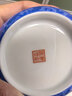 景德镇陶瓷手工扒花主人杯家用渐变功夫茶杯泡茶壶盖碗套装高颜值送礼物 扒花茶壶套装-青黛（一壶二杯） 实拍图
