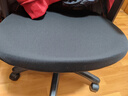 得力（deli）4900S 人体工学靠背办公椅/电脑椅/职员椅 可升降转椅舒棉坐垫 黑 实拍图