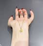 中国黄金（CHINA GOLD）足金四叶草吊坠女款幸运草黄金项链挂坠情人节生日礼物送女友老婆 【京速达】四叶草吊坠【赠银镀金链】约0.3g 实拍图