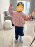B.Duck小黄鸭童鞋儿童四季雨靴男童女童宝宝束脚筒靴雨鞋5911蓝色28 实拍图