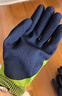 星工 浸胶线手套 防滑耐磨乳胶皮双挂涂掌皱纹劳保手套 12双装J8 实拍图