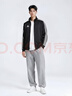 阿迪达斯（adidas）外套男女春季跑步运动立领拉链夹克外套运动服 黑/白 S 实拍图
