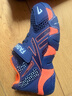 李宁热断码男童鞋子中大童透气网面2026春季儿童皮面运动休闲跑步鞋 1712深蓝橘单网 31 实拍图