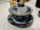 西多米盖碗套装功夫茶具三才茶碗陶瓷茶杯防烫父亲生日礼物新年会 实拍图