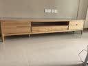 源氏木语全实木电视柜北欧风橡木地台柜现代简约矮柜客厅地柜储物收纳柜子 【4】原木色双门双抽 电视柜2.2米 整装 实拍图