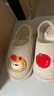 牧童宝宝拖鞋男女童静音室内居家鞋软底可爱卡通婴儿棉拖鞋 杏仁米160 实拍图
