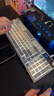 惠普（HP）K500F机械手感有线键盘 静音多功能旋钮办公游戏台式电脑笔记本通用 灰白色 实拍图