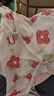 童泰（TONGTAI）婴儿连体衣夏纯棉衣服初生宝宝蝴蝶哈衣爬服提花粉色66cm 实拍图