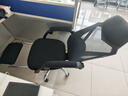 黑白调P4 Pro人体工学电脑椅子办公椅可躺午休椅电竞椅久坐舒适老板椅 耀黑(2D腰托+155°带脚托可躺） 实拍图