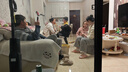 乔乐思沙发套罩双人全包万能套四季通用弹力懒人沙发罩防尘罩防猫抓盖布 兰落灰【加厚防猫抓】 三人L码(190-230cm) 实拍图