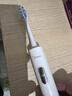 皓卫适配Midea美的电动牙刷头S1PX/S1PB/S1P/SS/S5/MC-AJ0101/TY2/YM6Pro/YM502/YS7/S2/M1/M2替换通用 4支 白色刷头 配S1PX/YS7/S5 实拍图