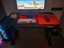 傲风A4Pro电竞桌实木电动升降电脑桌办公书桌子黑色1.2*0.6m 实拍图