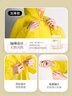 蕉趣（BANANA TRIP）一次性雨衣(全新料)加厚成人户外连帽四排扣连体雨披 蓝色1个装 实拍图