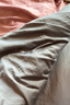京东京造 植素超柔贡缎 60支长绒棉A类纯棉床单床上四件套 1.8米床 晨雾灰 实拍图