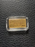 中国珠宝生日纪念礼物黄金金条足金9999金条爱情金卡送女友礼品 1g 实拍图