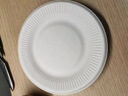 SHUANG YU一次性纸碗30只*970ml可降解汤饭碗大碗泡面碗烧烤野餐具用品 实拍图
