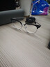 蔡司（ZEISS）镜片近视眼镜框男半框防蓝光辐射可配带散光度数眼睛女钛合金镜架 升级钛材 黑银 配蔡司视特耐1.60防蓝光 0-600度 实拍图