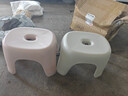 侑家良品 凳子家用小板凳塑料小矮凳加厚儿童防滑凳 浅灰白大号1个 实拍图