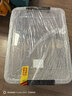 禧天龙塑料衣物收纳箱玩具整理箱车载储物箱55L 透明 1个装 带轮 实拍图