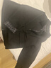 优衣库休闲短茄克女装男装/巴恩风外套夹克483807 484664 483807/09黑色 L 实拍图