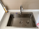 名爵（MEJUE）不锈钢龙头手工加厚水槽洗碗池 大容量单槽洗菜盆  Z-02458 实拍图