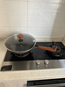 三禾炒锅无涂层铁锅不粘锅炒菜锅炒锅不锈燃气专用黑色平底TC32T11 实拍图