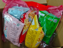 亲亲虾条虾片非油炸混合80g*5包 膨化休闲食品经典组合零食 实拍图